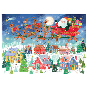 100-Piece Puzzle - Santa's Visit