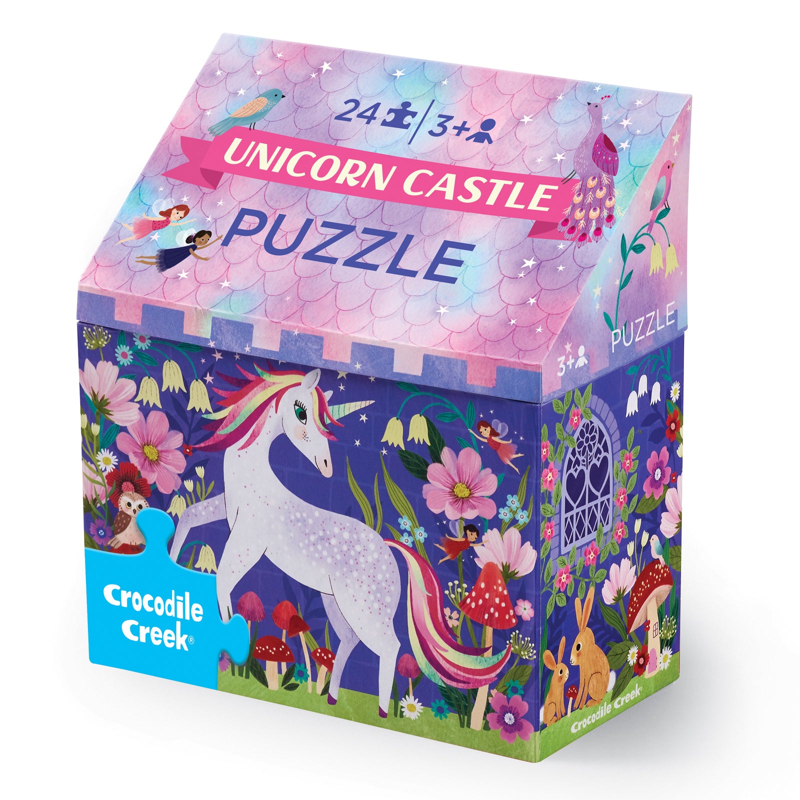 24-Piece Puzzle - Unicorn Castle