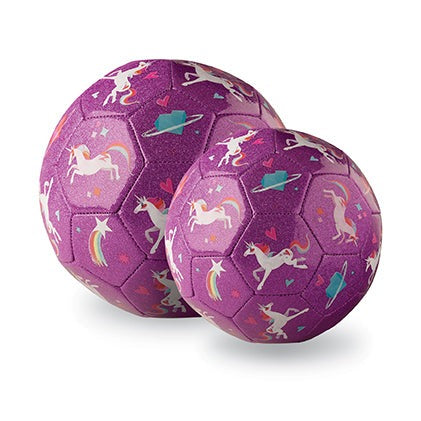Size 3 Glitter Soccer Ball - Unicorn Galaxy