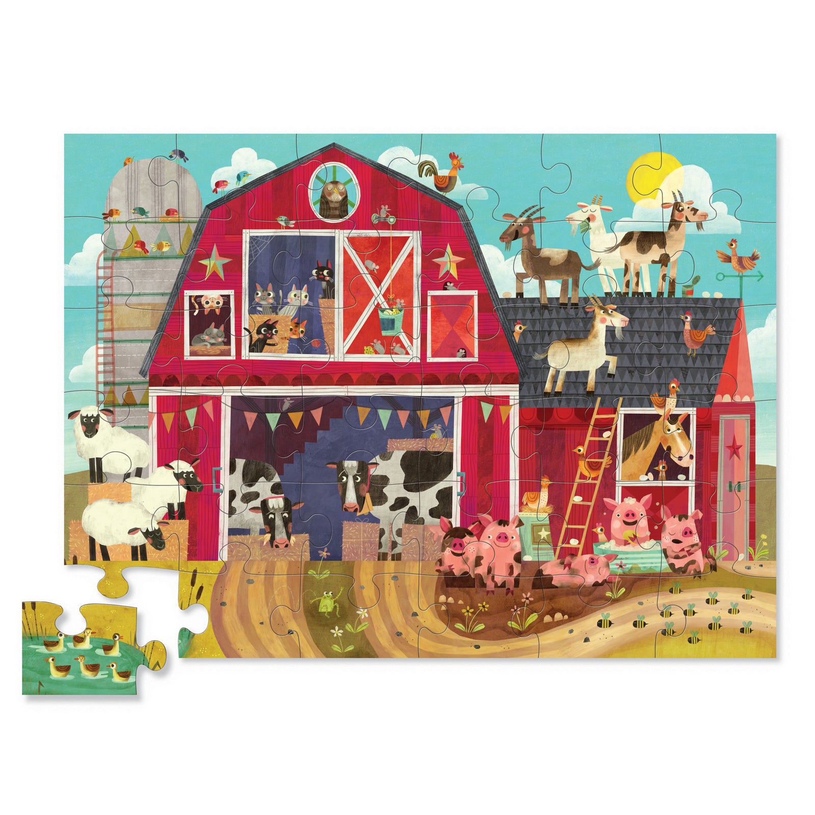 36-Piece Puzzle - Barnyard Buddies