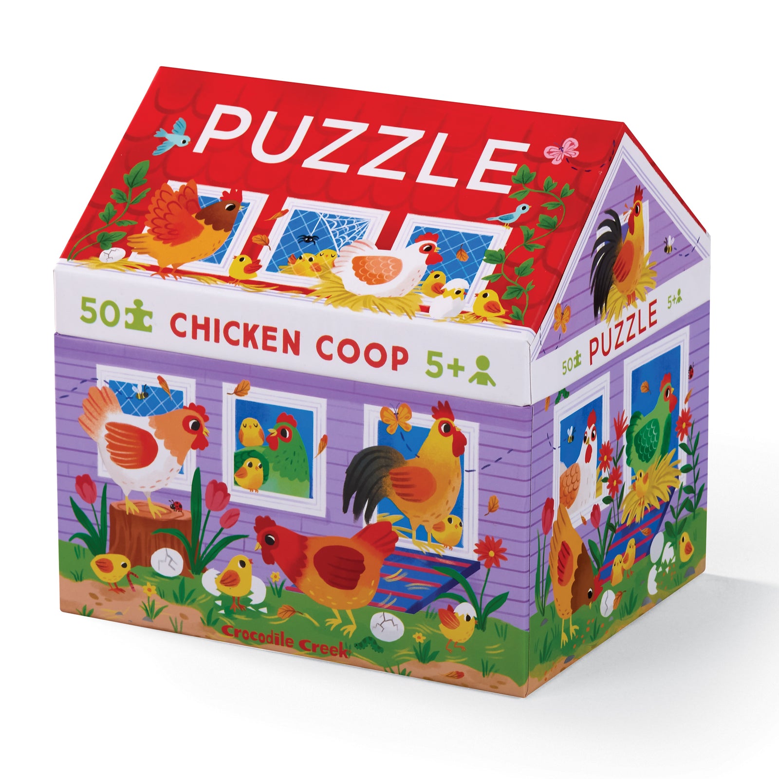 50-Piece House Puzzle - Chicken Coop
