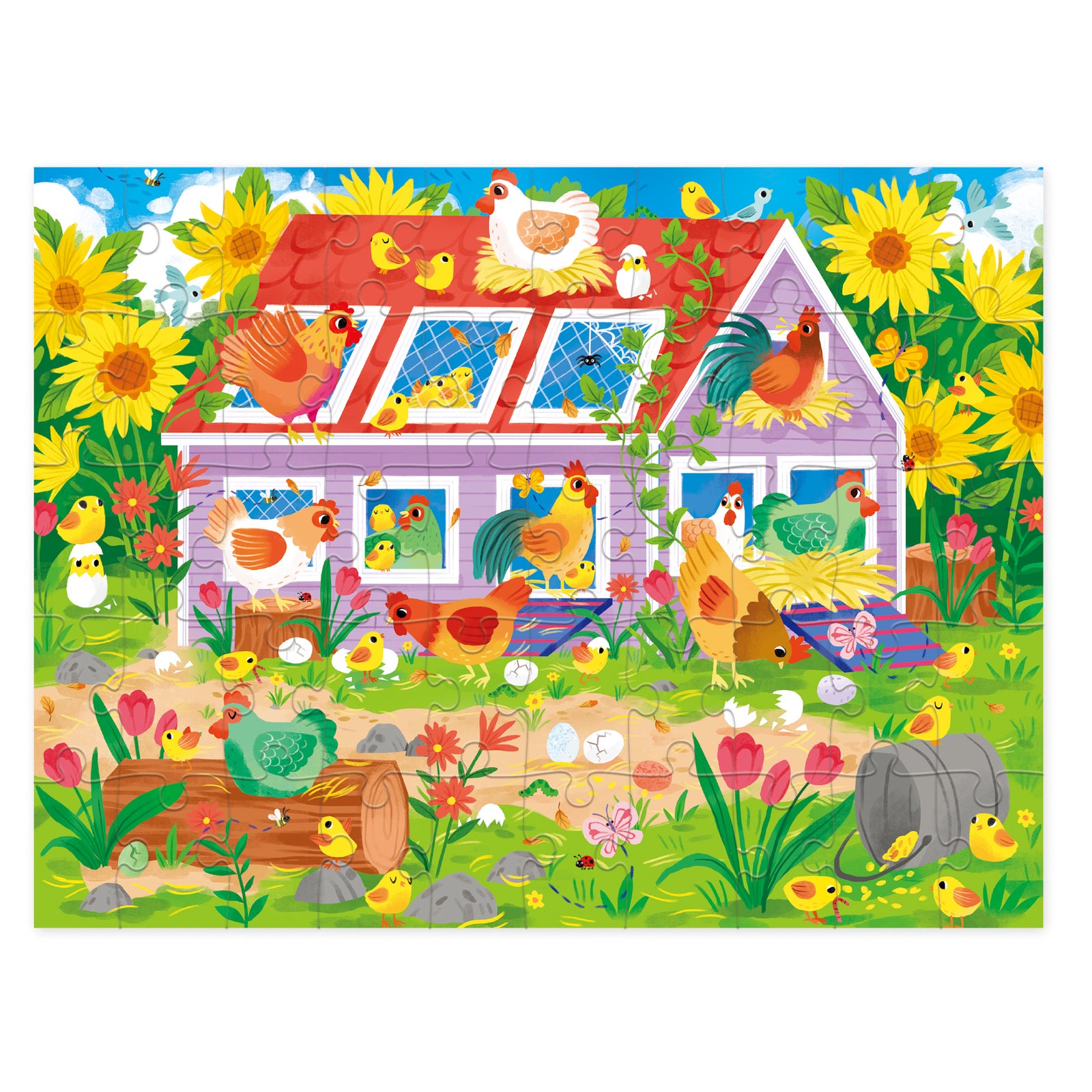 50-Piece House Puzzle - Chicken Coop