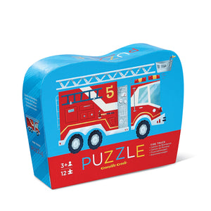 12-Piece Mini Puzzle Bundle - Trucks