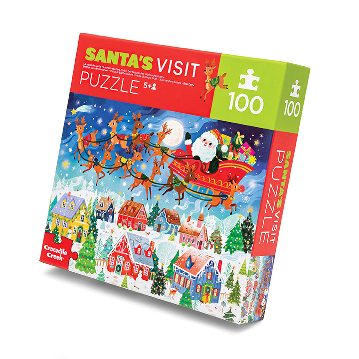 100-Piece Puzzle - Santa's Visit