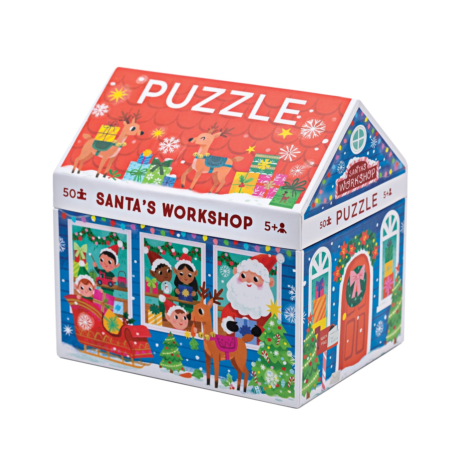 50-Piece Holiday Puzzle - Santa's Workshop