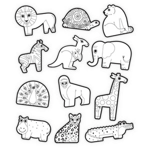 Coloring Stickers - Animals