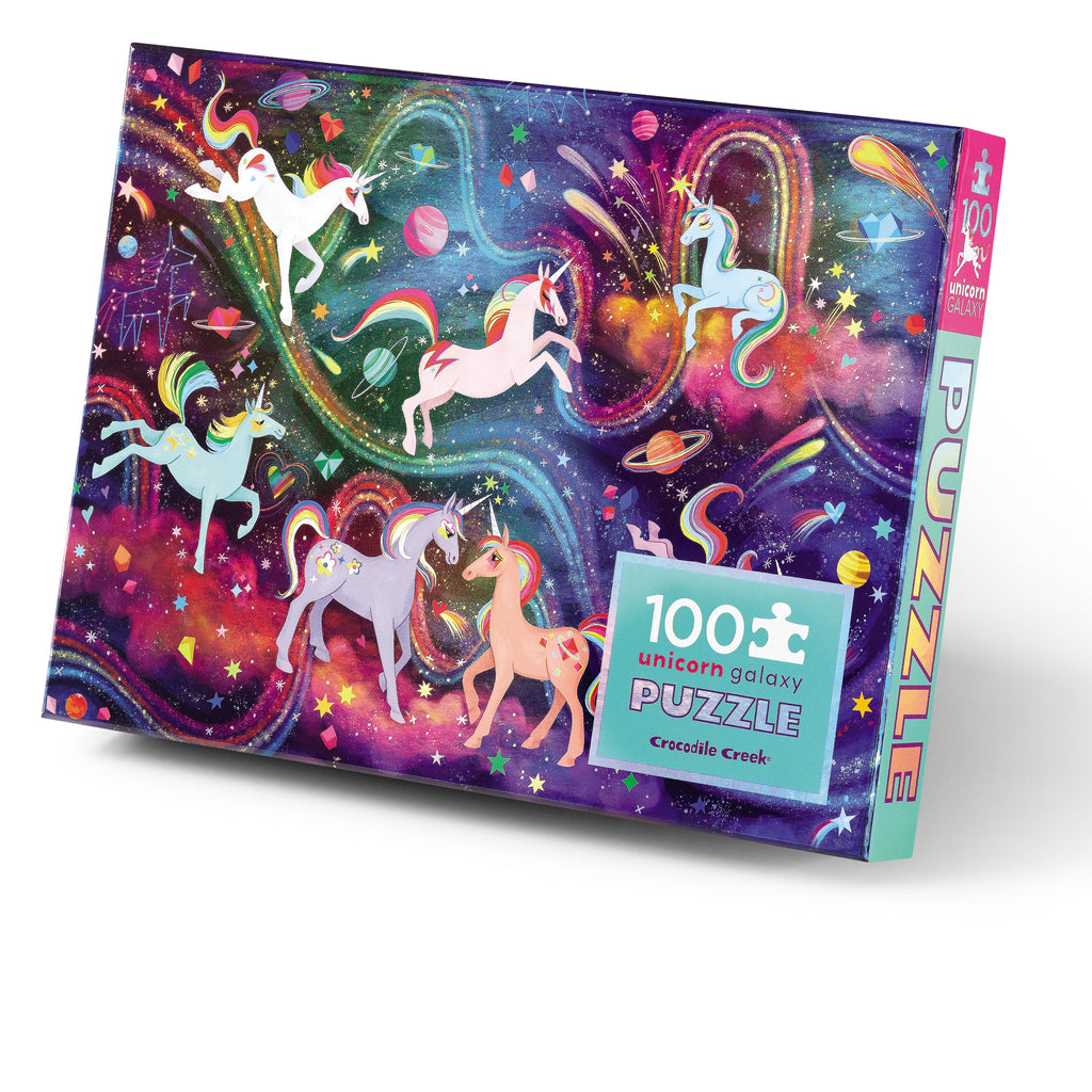 Afro Unicorn - Collage - 100 Piece Puzzle –