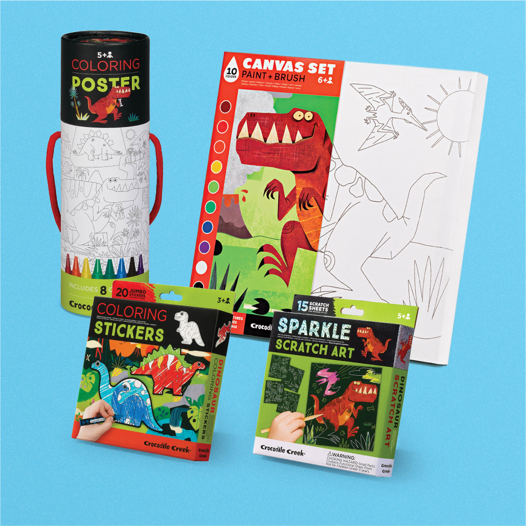 Coloring Stickers - Dinosaur