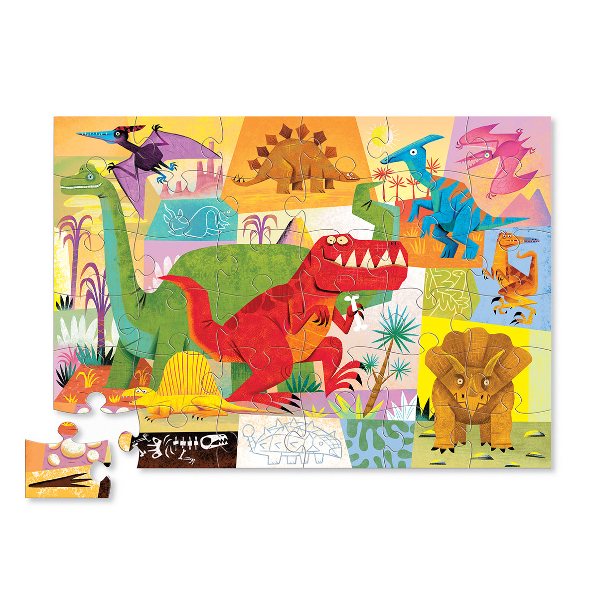 36-Piece Puzzle - Dinosaur – Crocodile Creek