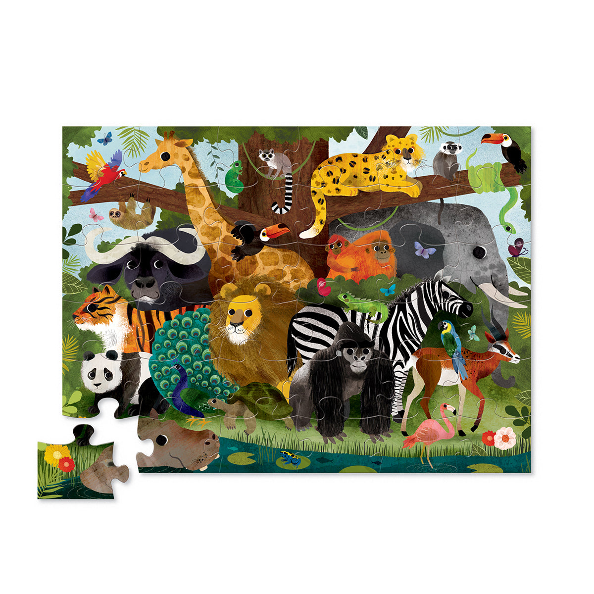 5-Piece Jungle Animal Bundle