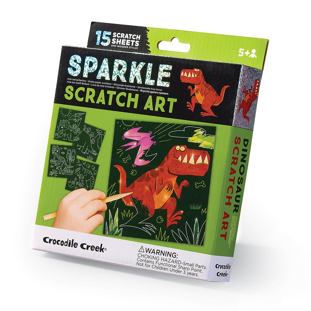 Crocodile Creek Sparkle Scratch Art - Galaxy