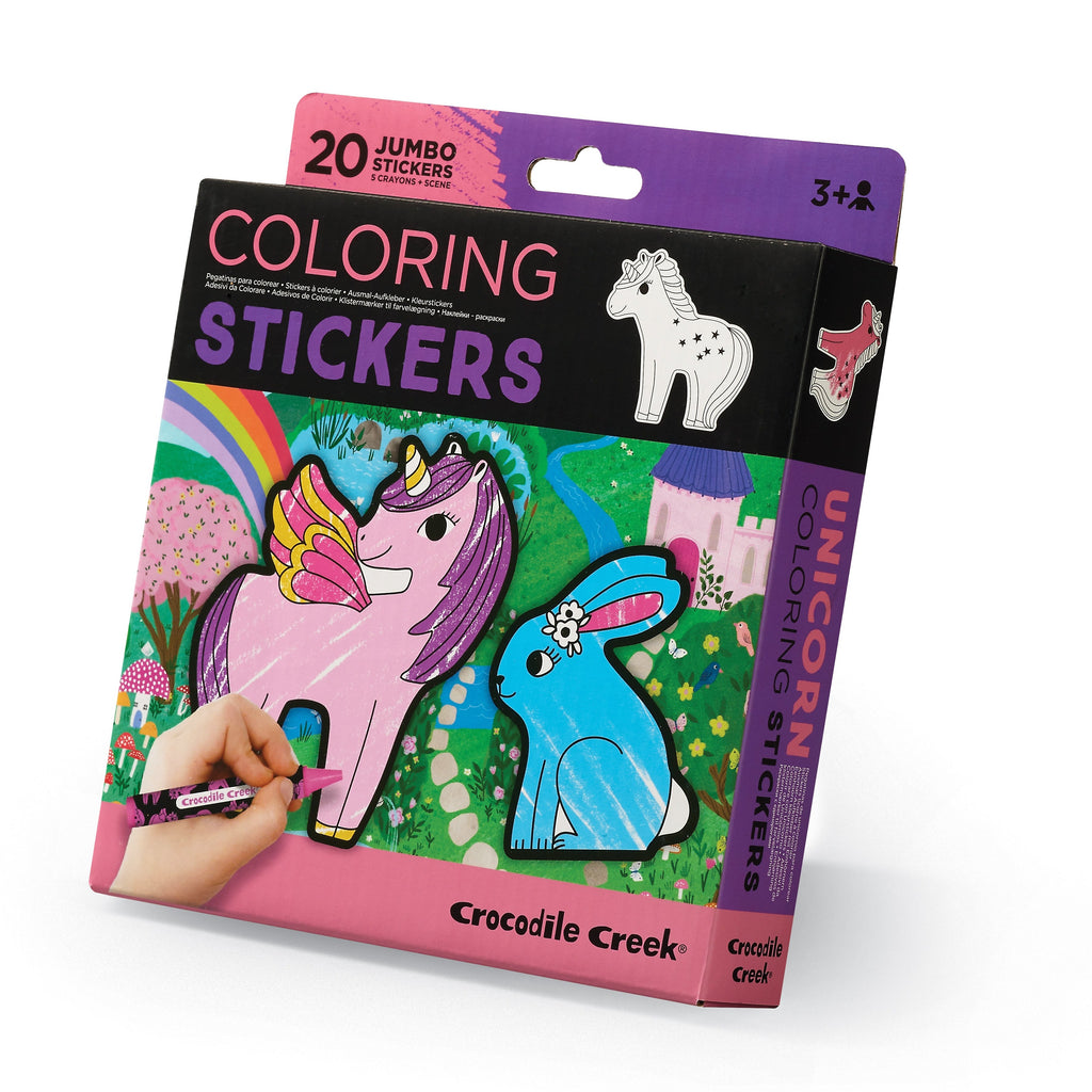 Crocodile Creek Coloring Stickers - Playful Pets