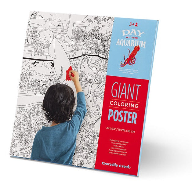 Alex Art, Large Coloring Poster - Zoo Animals Giant Coloring Projects - Huge Jumbo Kids Coloring Sheets - Big Wall Coloring Posters for Kids to